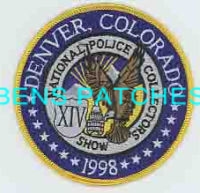 COLORADO,NATIONAL PATCH SHOW DENVER 1998 1